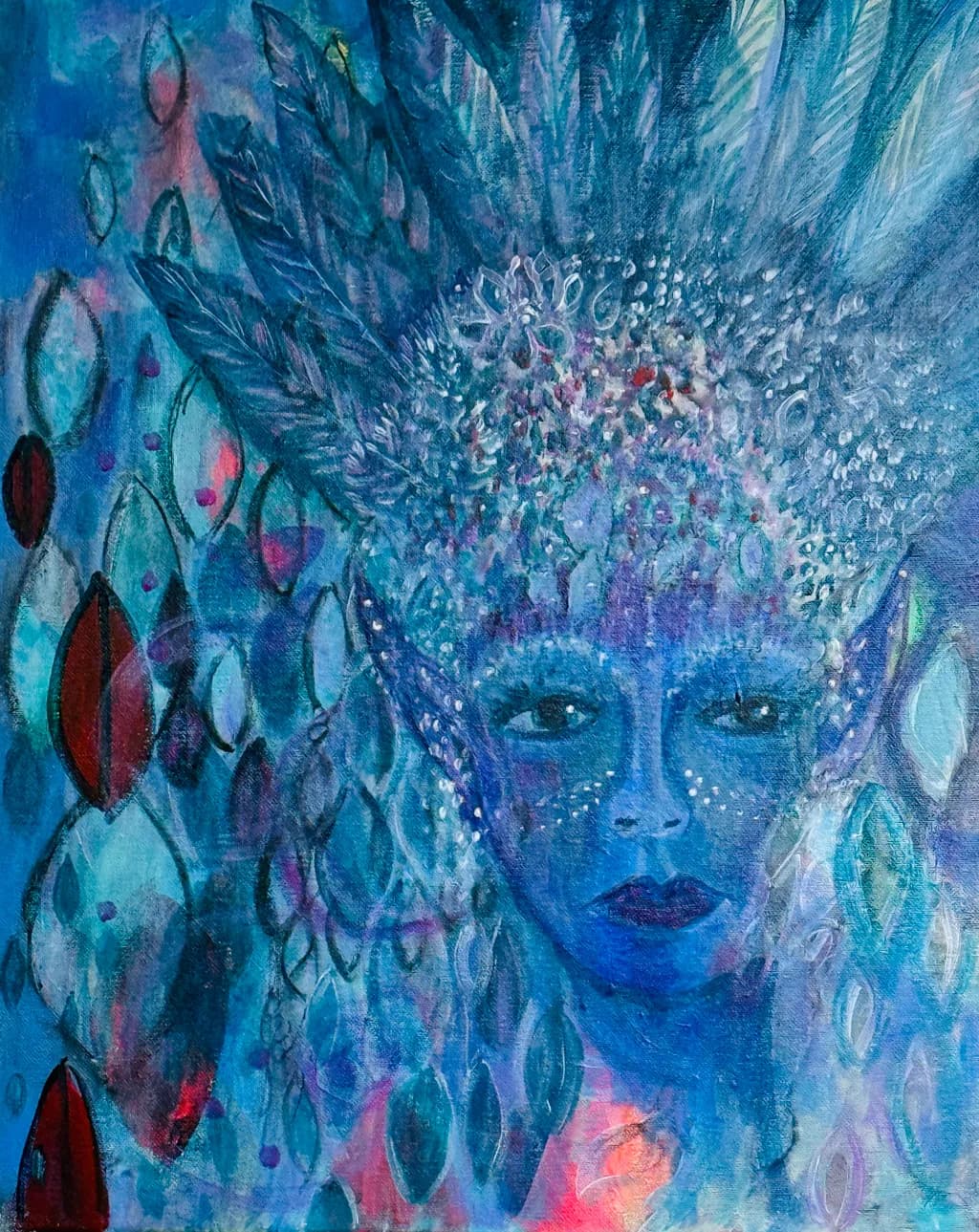 Mystical Blue Guardian: A Journey Through Ethereal Realms