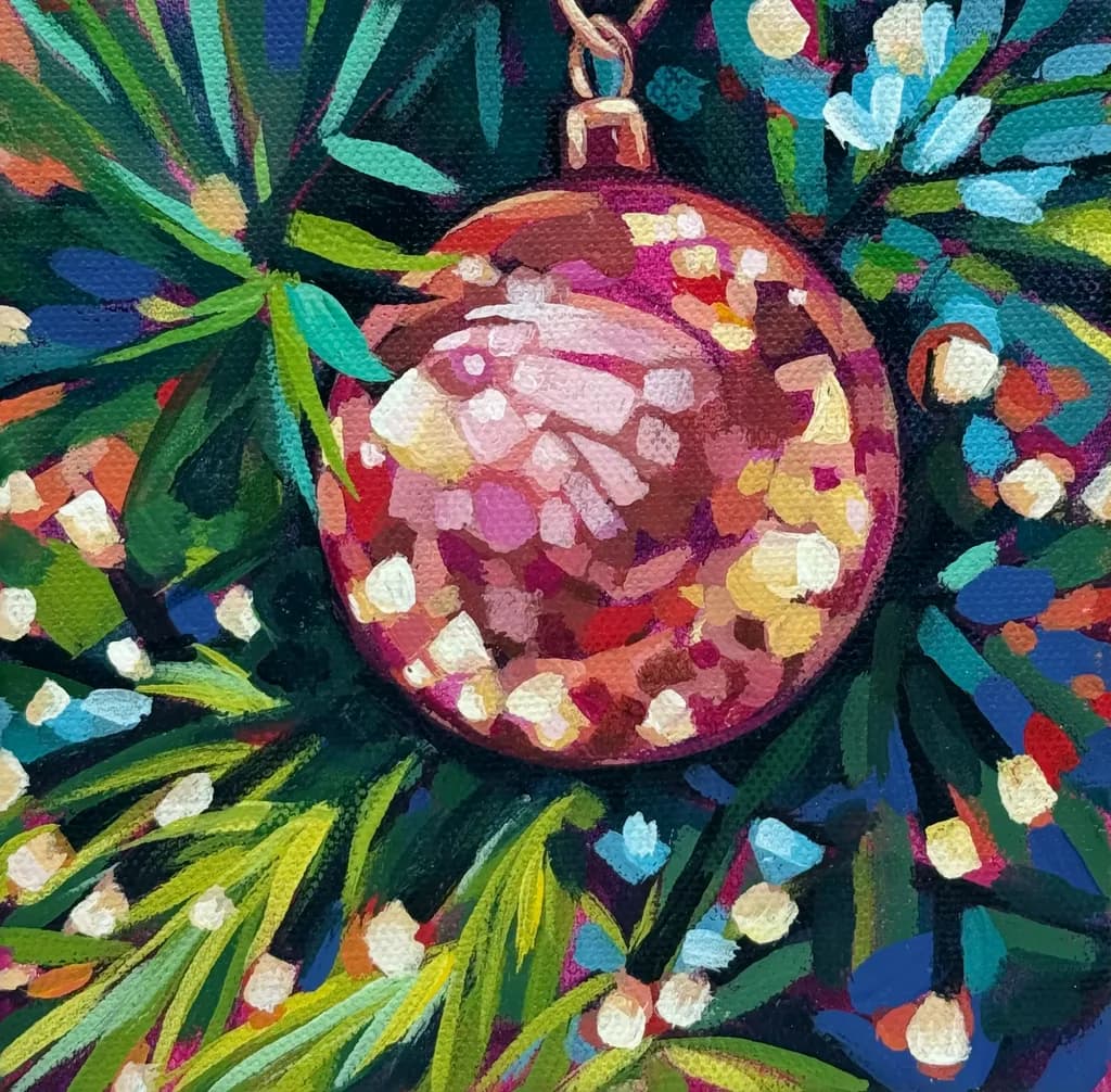 Ornamented Whimsy: A Colorful Celebration of Holiday Cheer