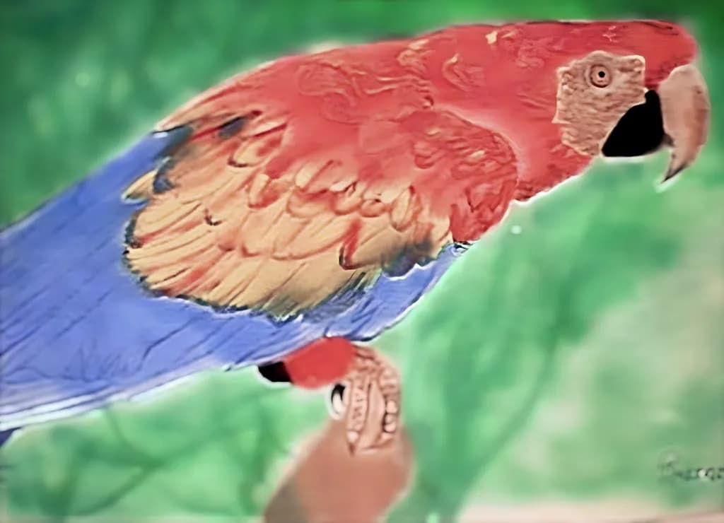 Vibrant Parrot: A Colorful Celebration of Nature's Beauty