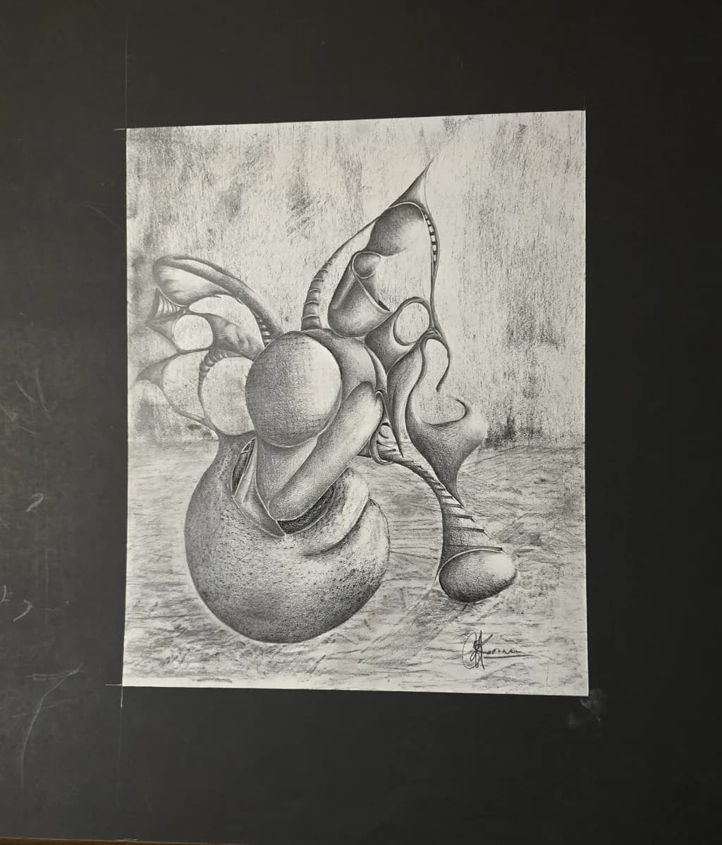 Abstract Embrace