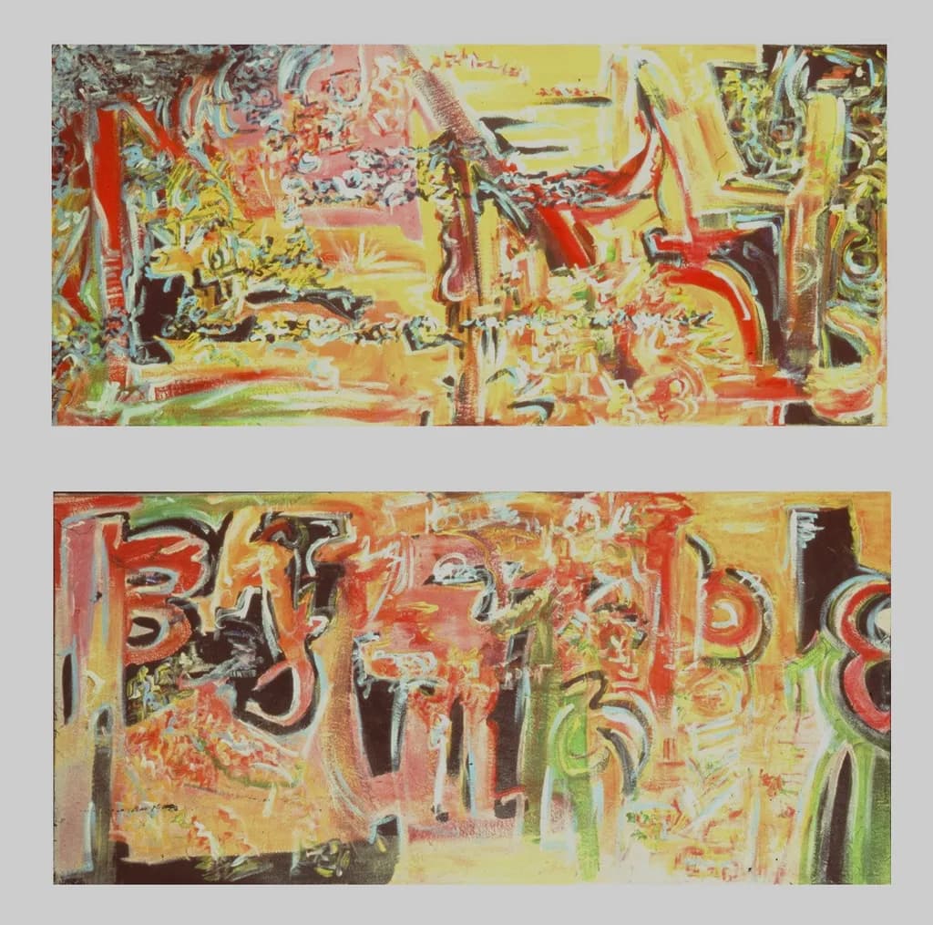 Vibrant Chaos: An Expressionist Journey Through Color and Form