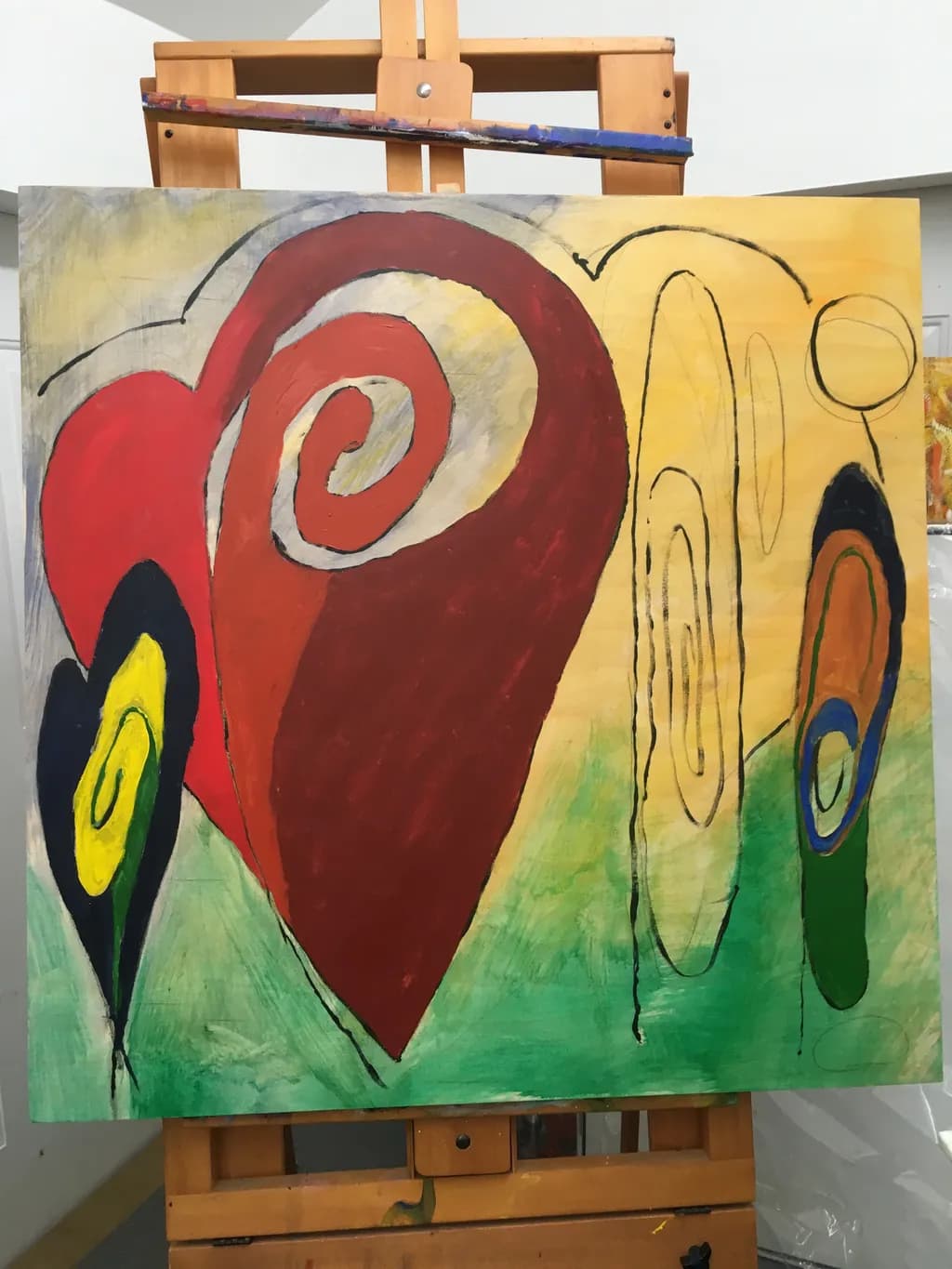 Whirls of Emotion: A Vibrant Journey Through Color and Form