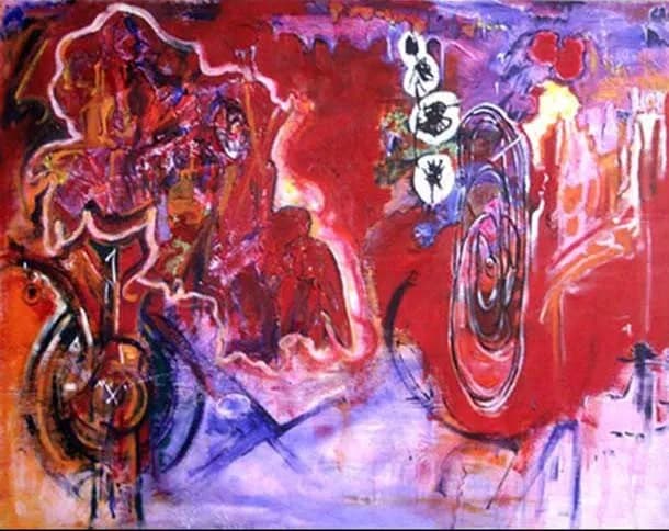 Vibrant Chaos: An Expressive Journey Through Color and Form
