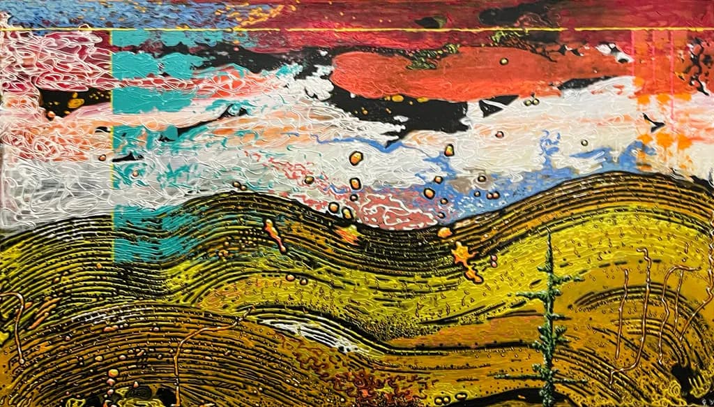 Vibrant Horizons: A Journey Through Color and Texture in Abstract Landscapes