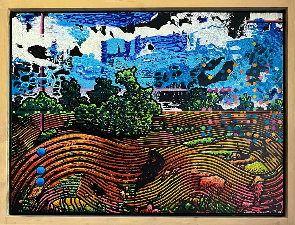 Vibrant Horizons: A Colorful Journey Through Abstract Landscapes