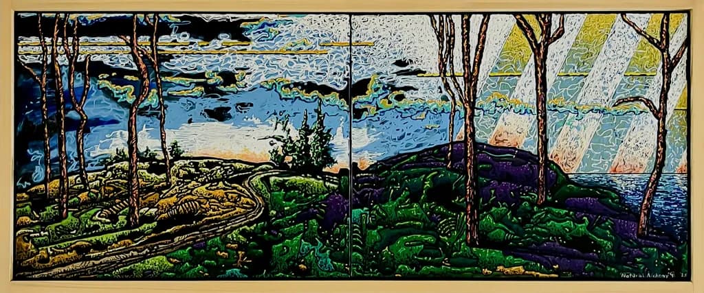 Whispers of Light: A Vibrant Journey Through Nature's Embrace
