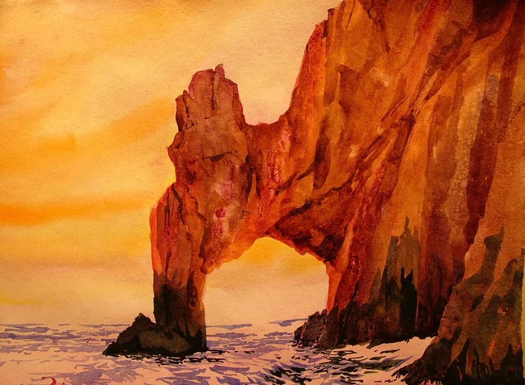 Rock Arch Sunset