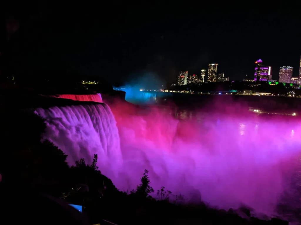 Niagara Nightfall Colors