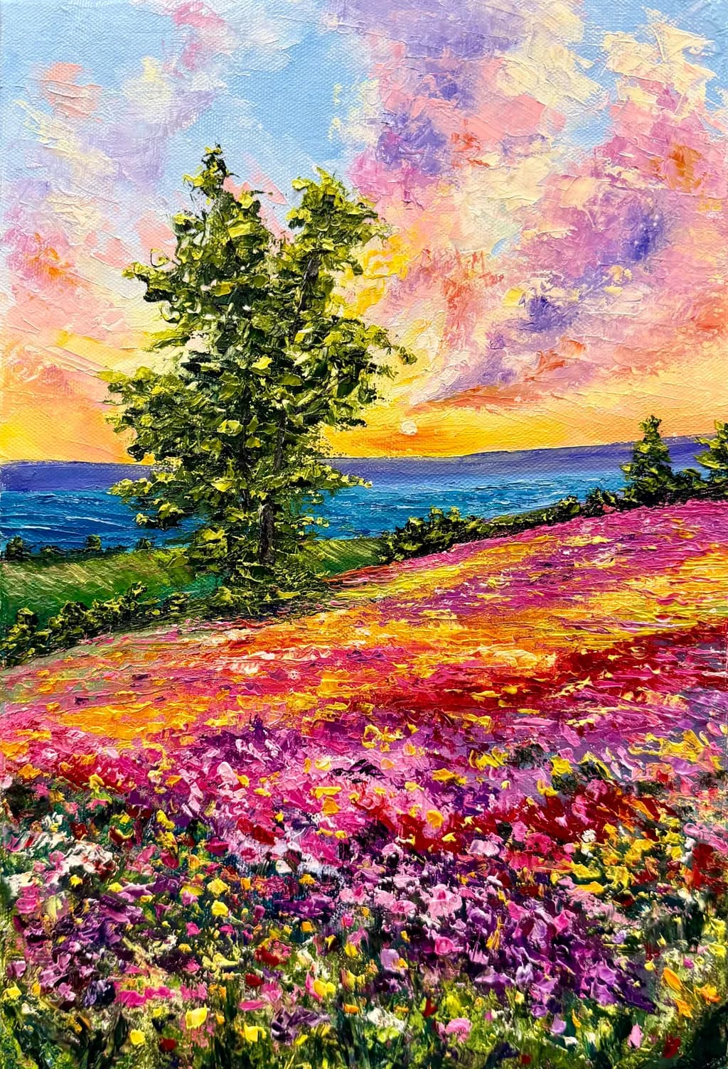 Sunset Wildflower Hill