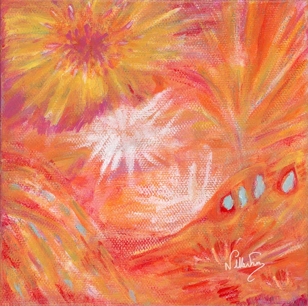 FLORAL MYSTIQUE-FLORAL ABSTRACT MUSEUM-QUALITY PRINT