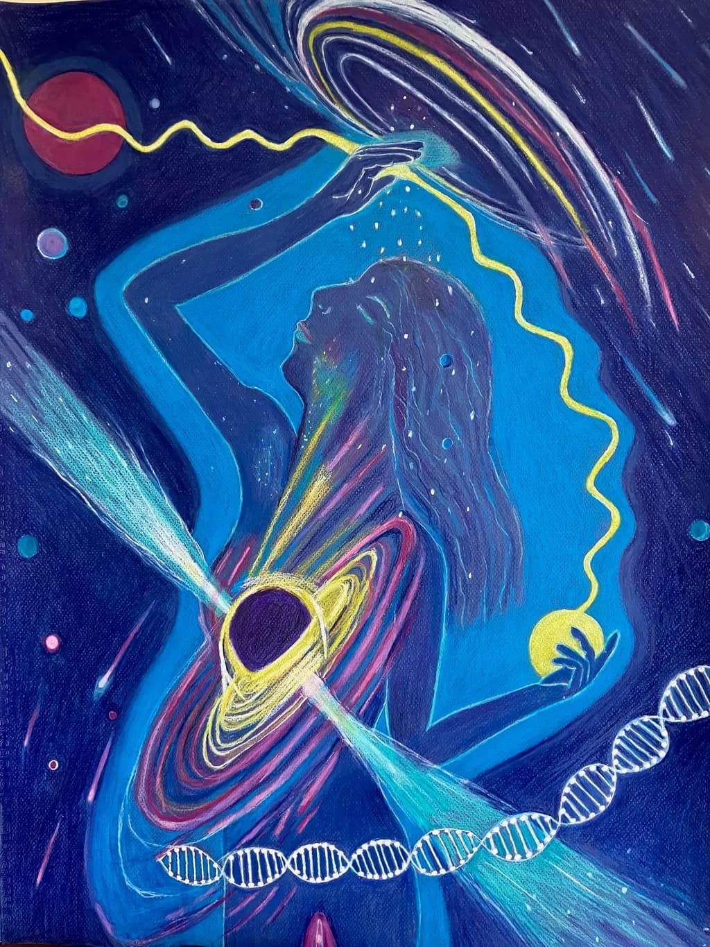 Celestial Harmony: A Dance of Cosmic Energy and DNA
