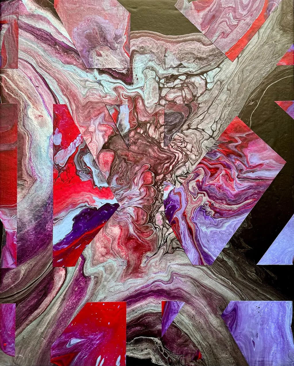 Ethereal Whirlwind: A Dance of Color and Form in Abstract Expressionism