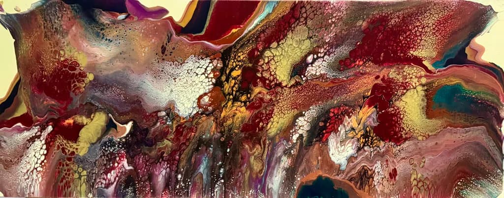 Ethereal Harmony: A Dance of Color and Texture in Abstract Art