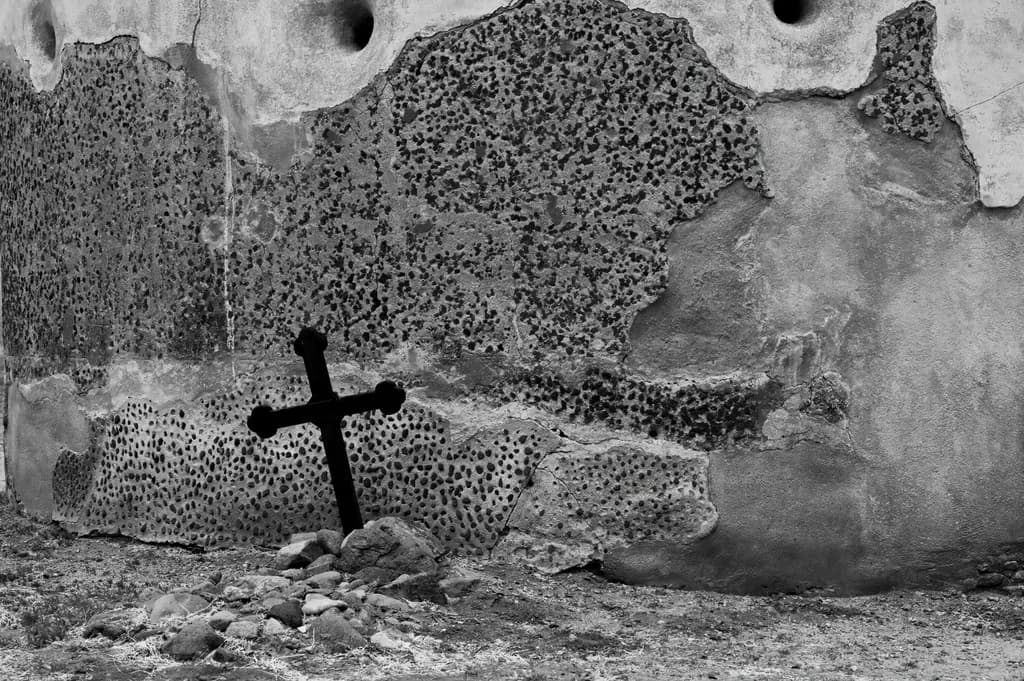 Tumacácori Cross Shadows