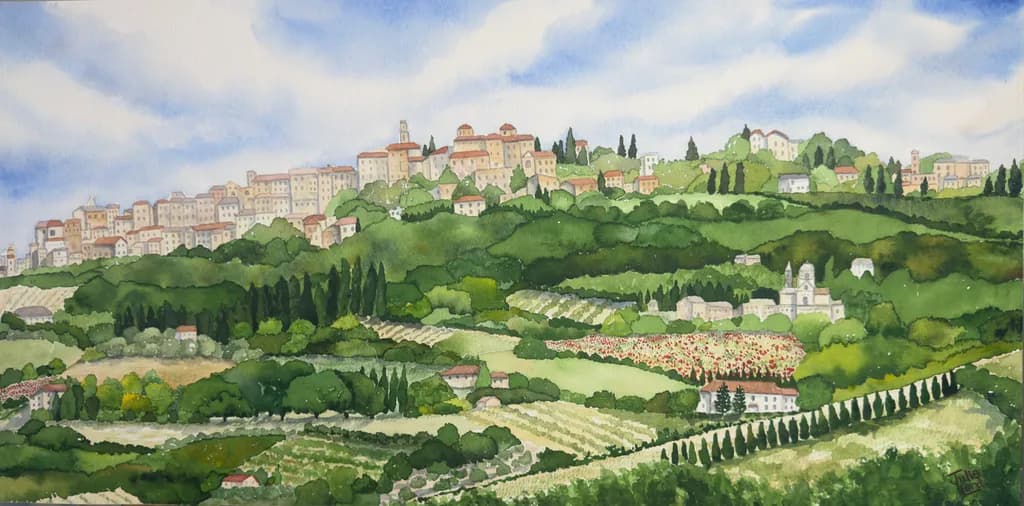 Tuscan Hillscape