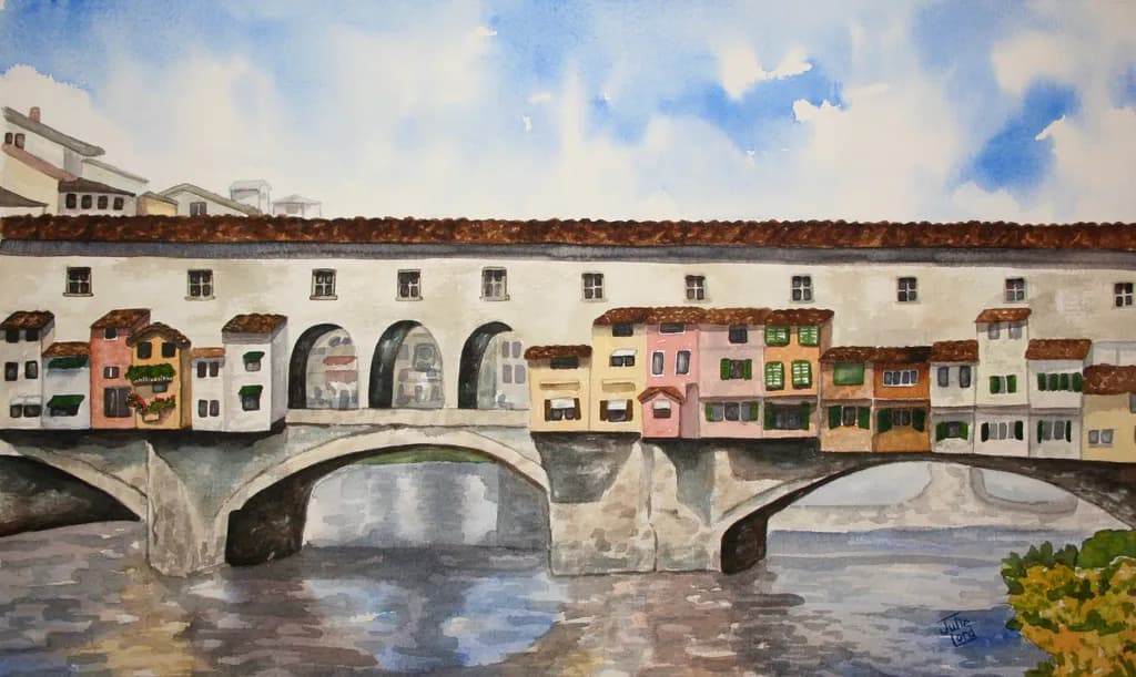 Ponte Vecchio Reflections