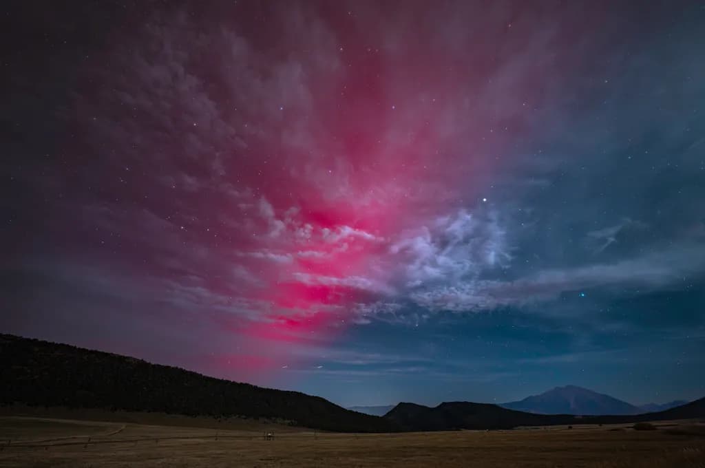 Aurora Over Sopris: A Roaring Fork Night