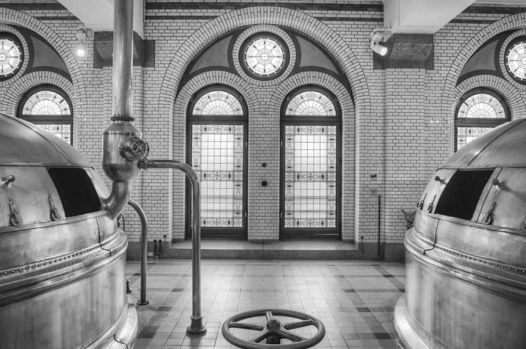 Brewing Beauty: A Monochrome Journey Through Time and Craftsmanship