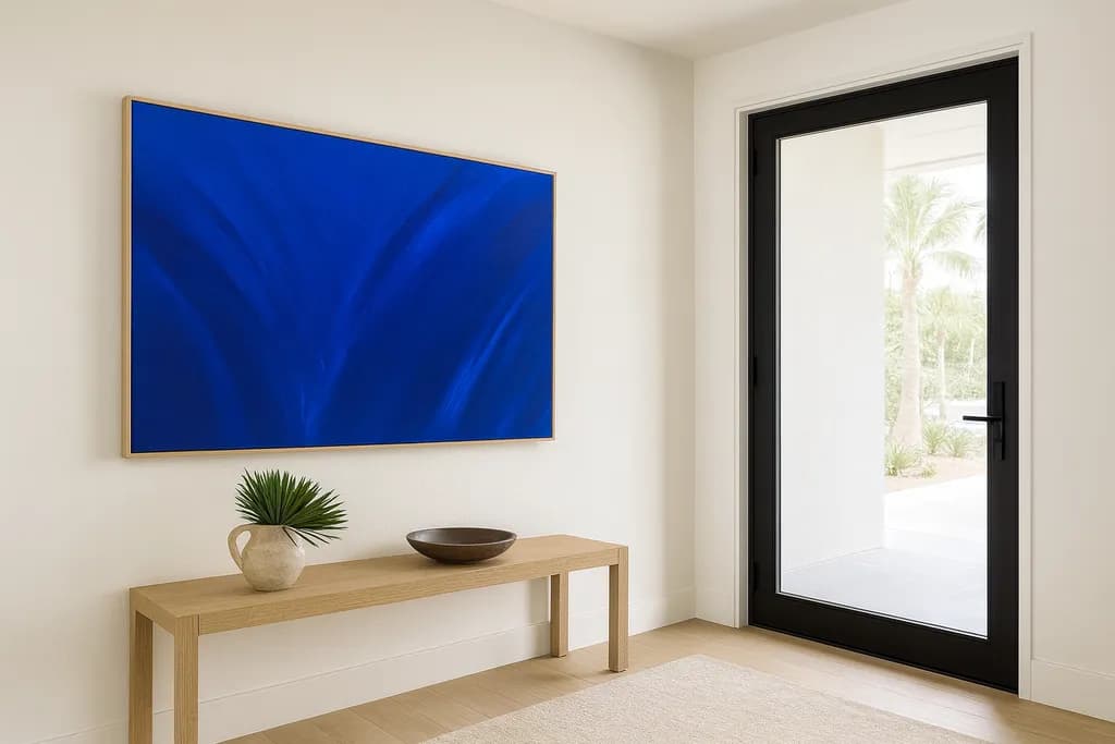 Blue Abstract Canvas