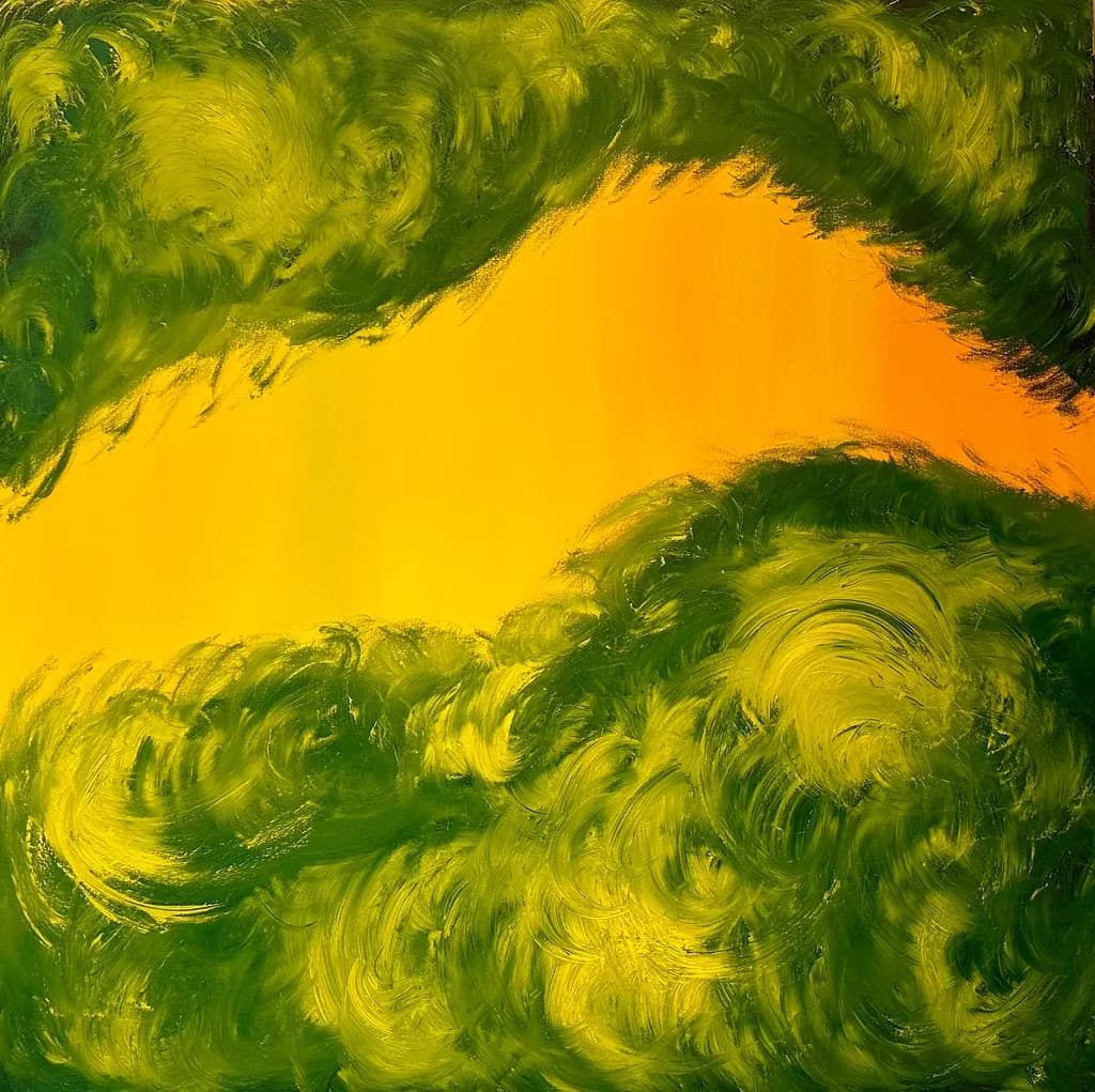 Sunlit Green Canopy