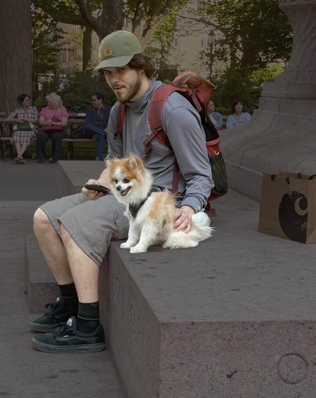 Phoneliness: Man+Dog