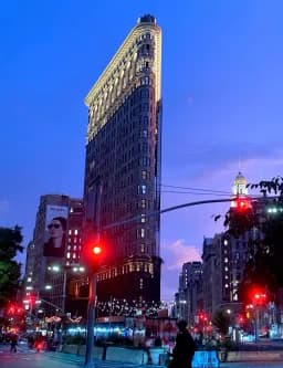 Blue Flatiron Night