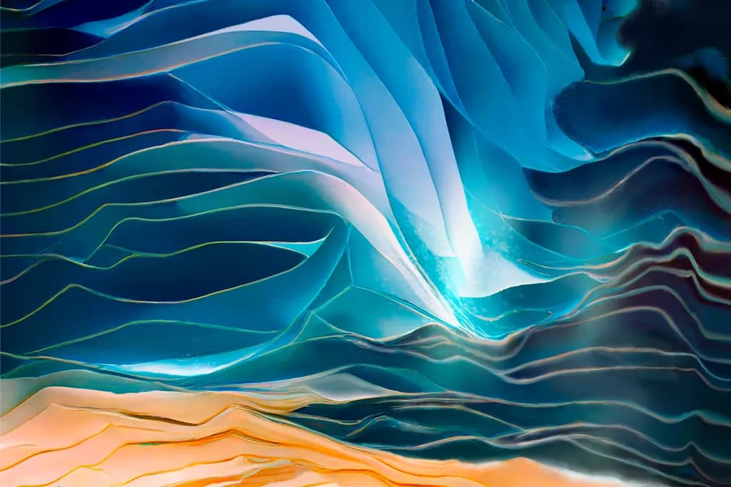 Waves of Wonder: A Journey Through Color and Texture in Abstract Art