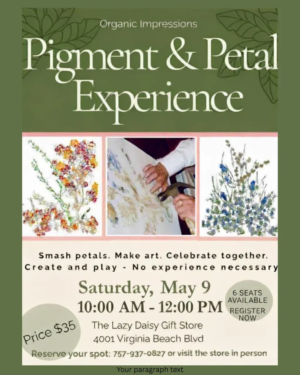 Pigment & Petal Experience
