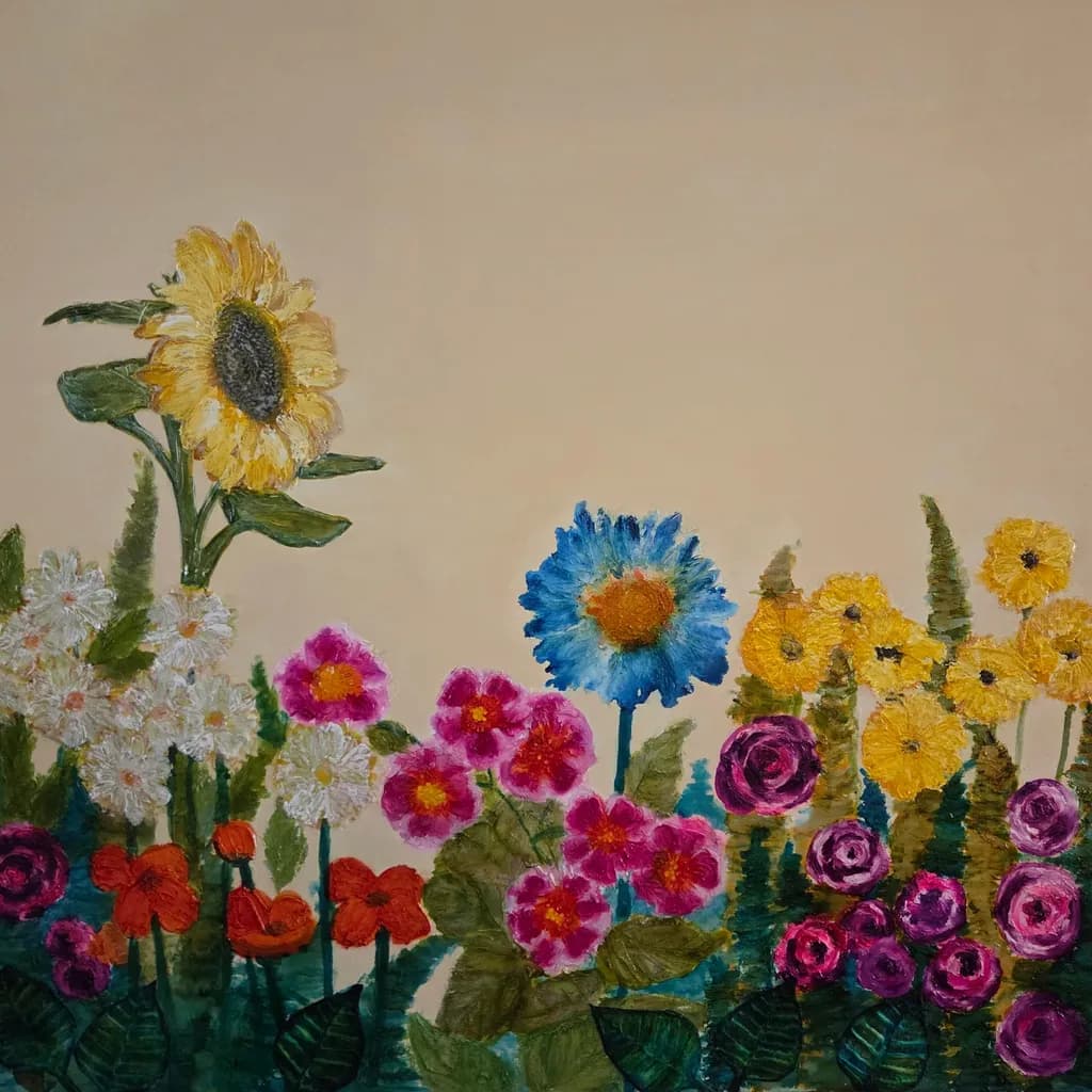 Joyful, Joyful We AdoreThee: Colorful Garden Blooms