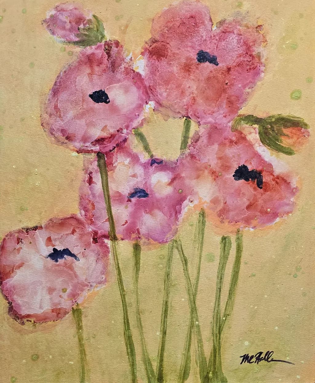Botanical Bliss: Poppies in the Rain