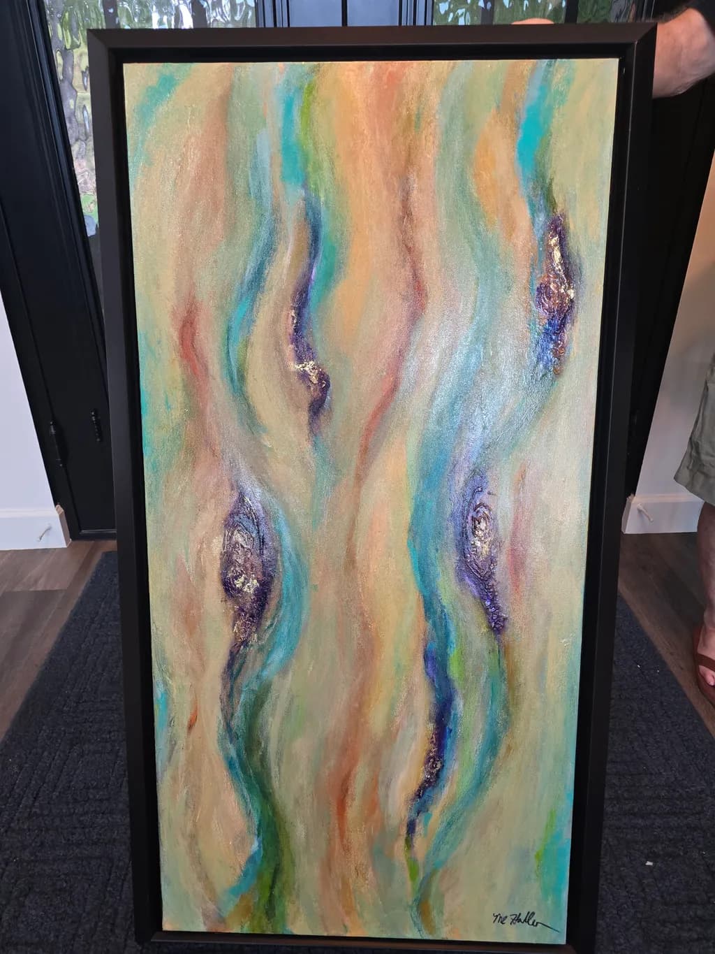 Whispers of Color: A Journey Through Fluidity and Emotion