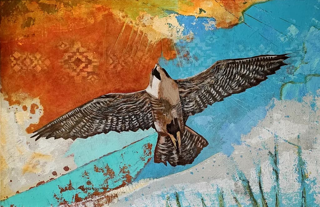 Soaring Spirit: A Vibrant Journey Through Color and Nature