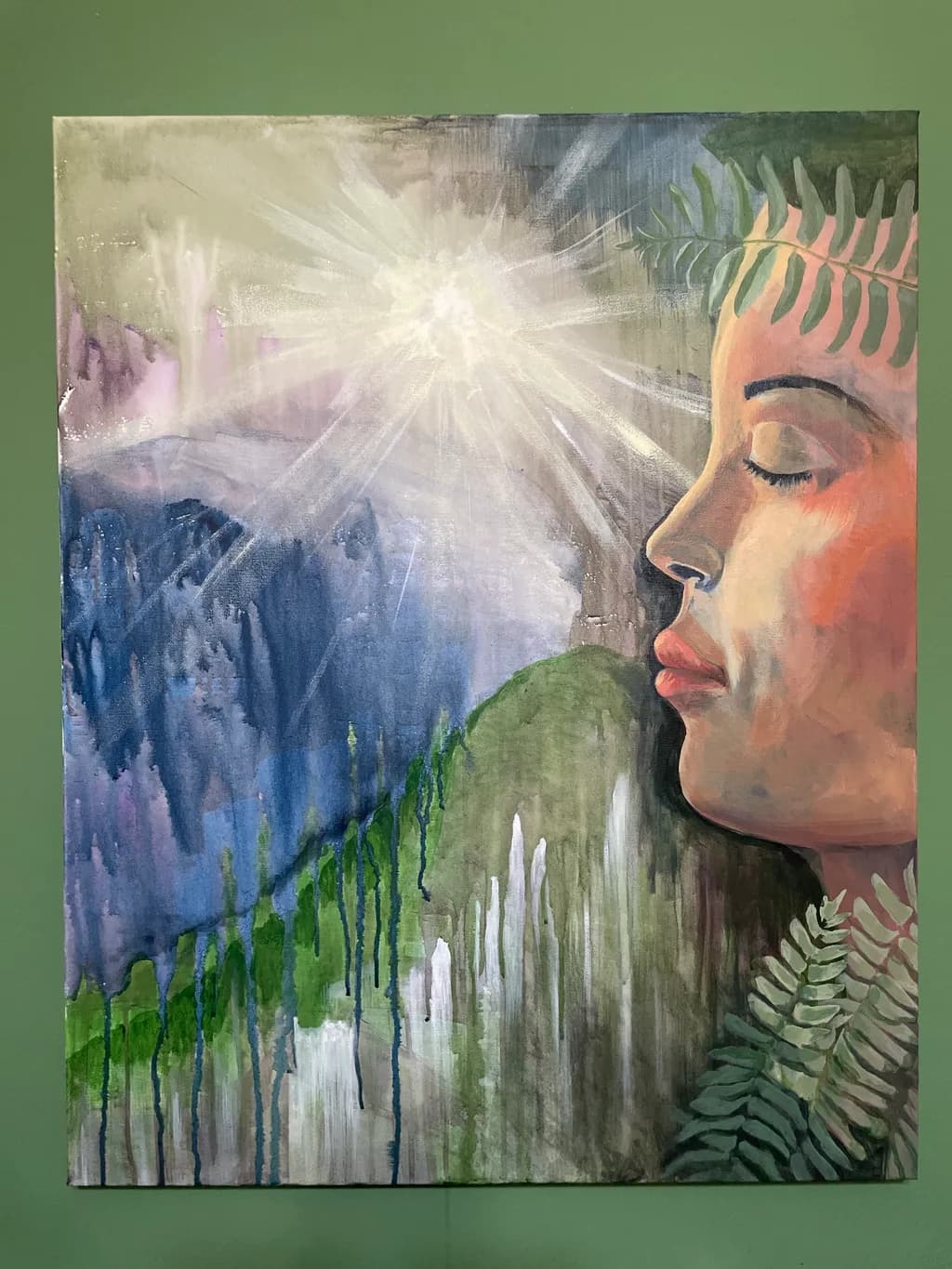 Whispers of Nature: A Serene Portrait Embracing Light and Life