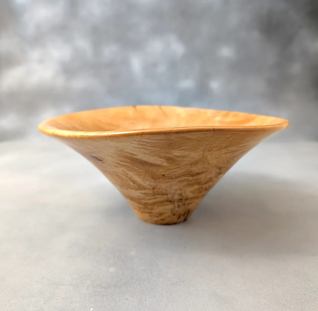 Flared Maple Bowl
