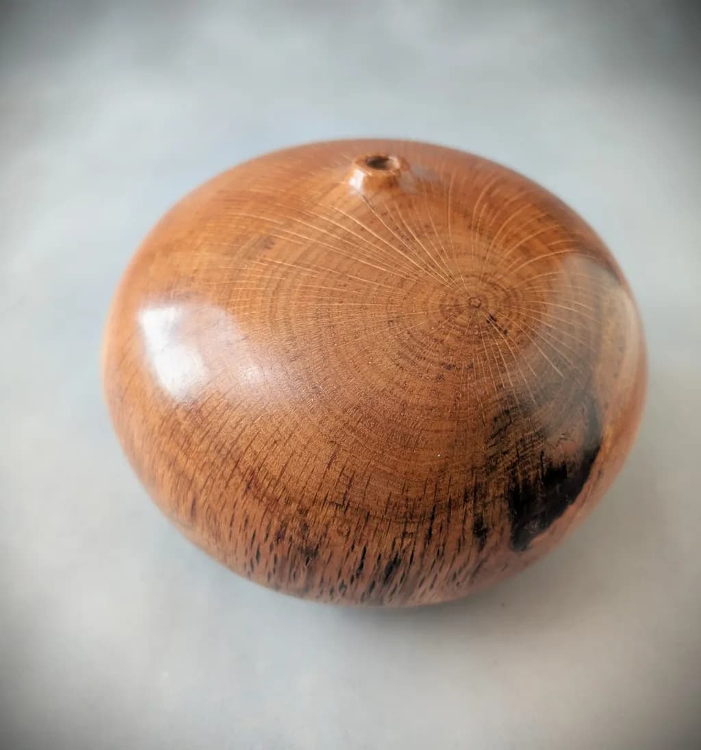 Wooden Orb Vessel