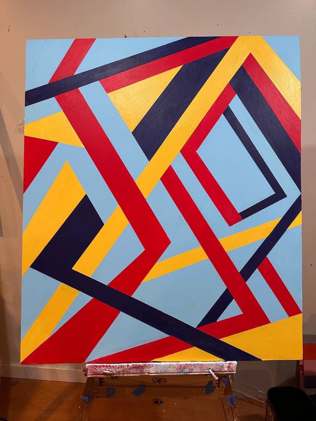 Geometric Lines Composition