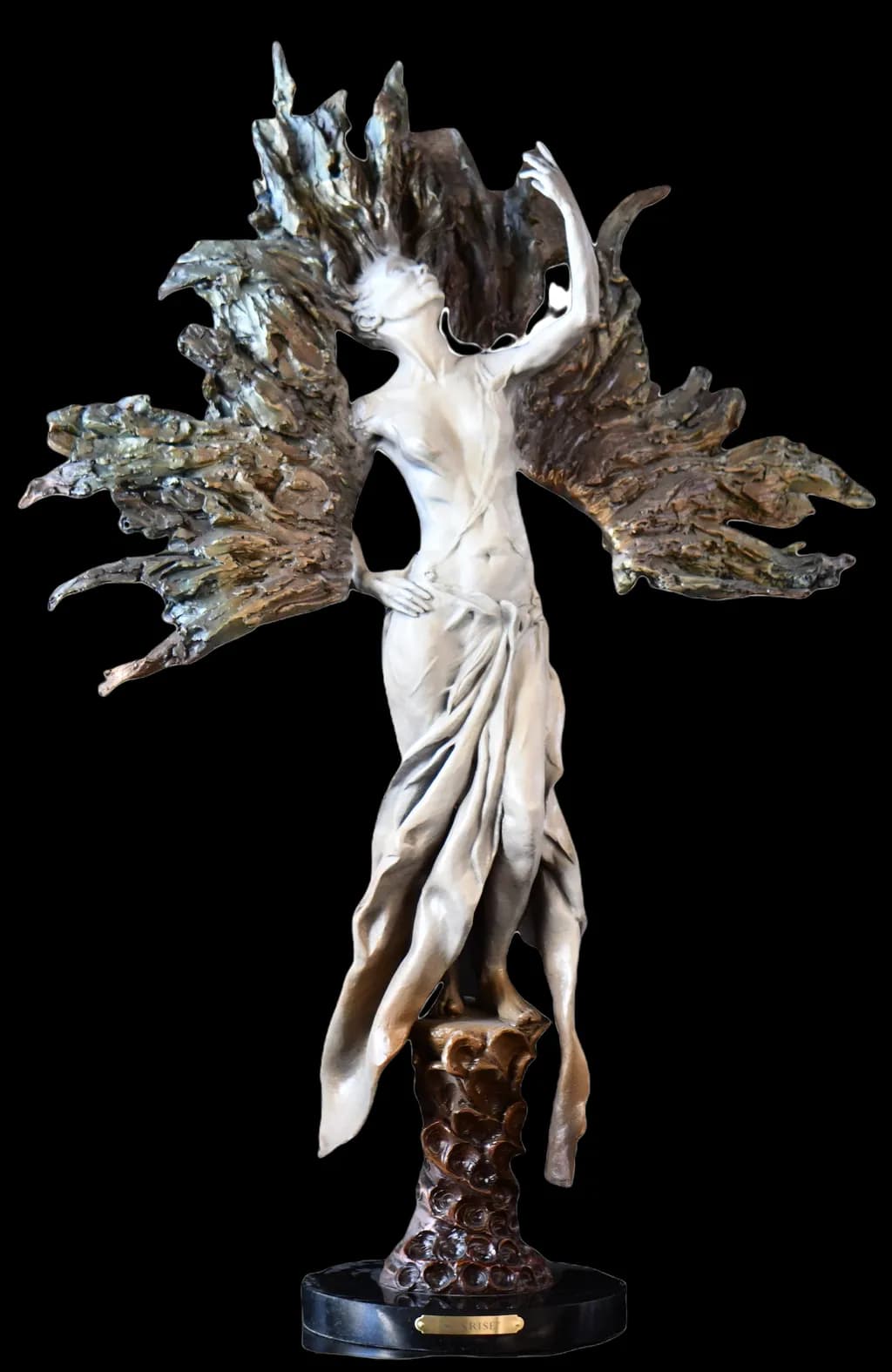 Ethereal Ascent: A Celebration of Freedom and Grace in Sculpture