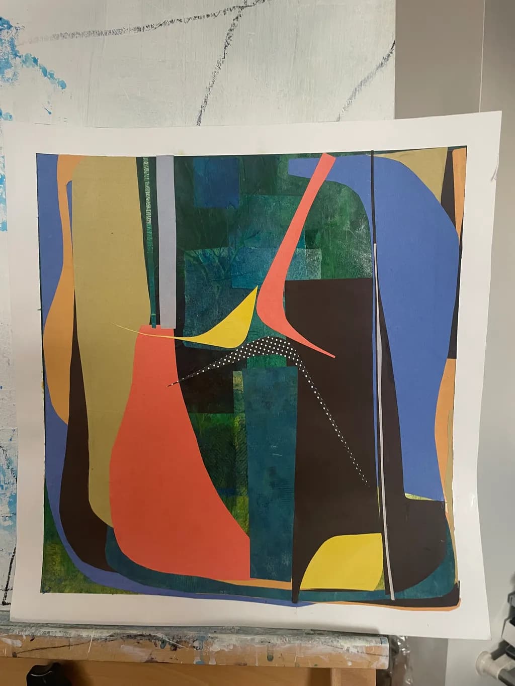 Deconstructing composition inspired by Henri Matisse from his artwork called “Zulma”
