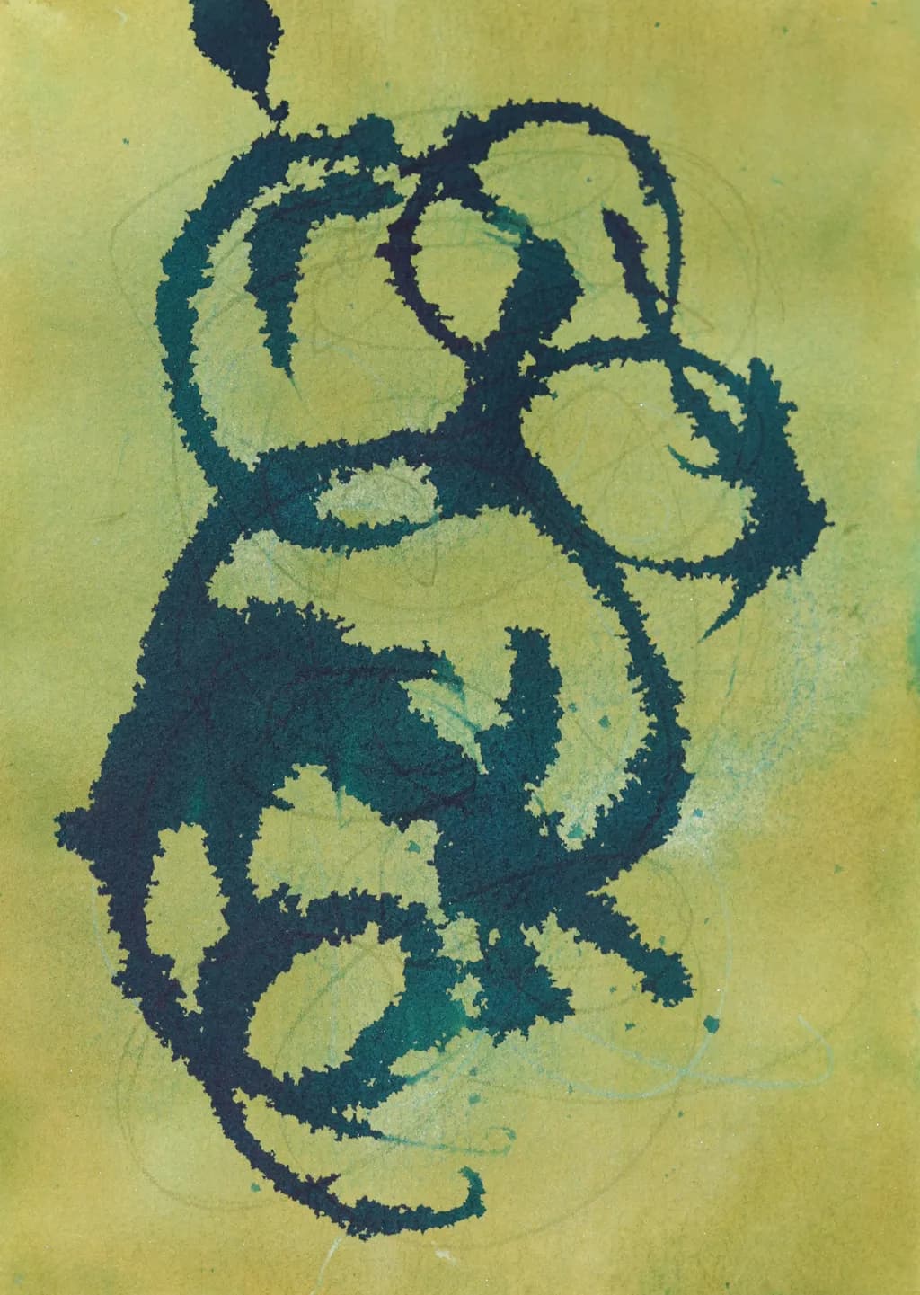 Whispers of Nature: A Dance of Teal and Gold