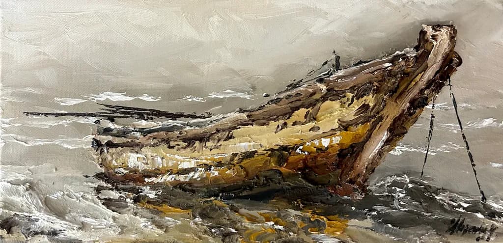 Textured Sea Vessel