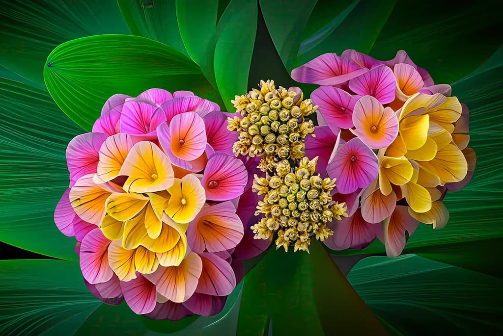 Tropical Bloom Symphony