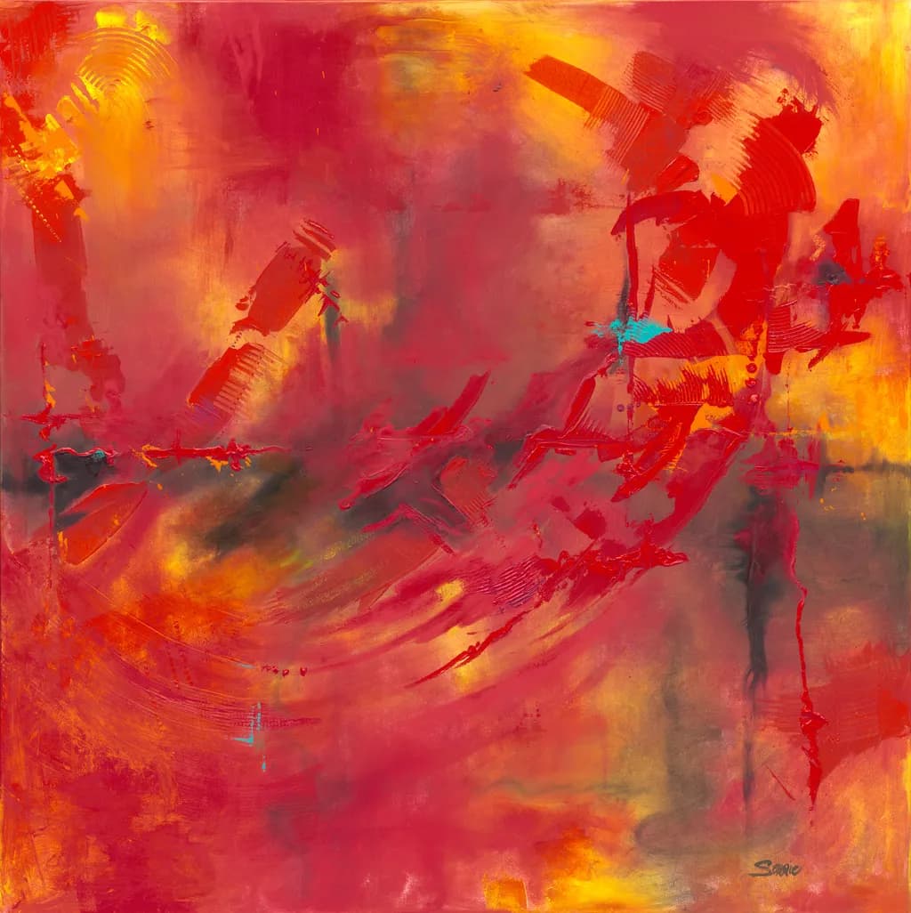 "Embers of Summer: A Dance of Warmth and Light"