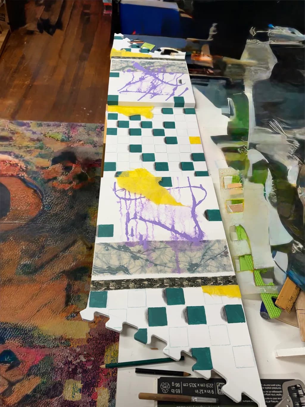 Colorful Patterns of Expression: A Journey Through Abstract Artistry and Texture