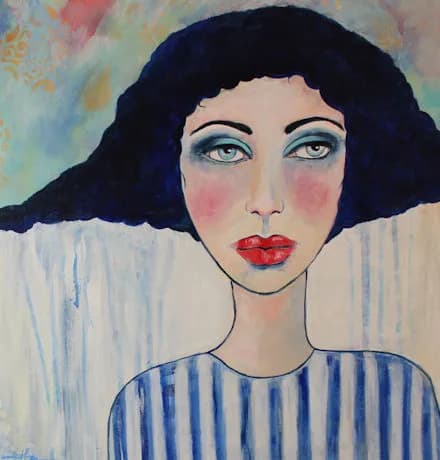 Whispers of Elegance: A Dreamy Portrait of Identity and Emotion