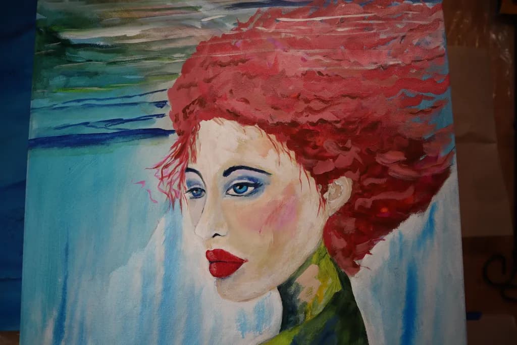 Whispers of the Wind: A Portrait of Vibrant Elegance