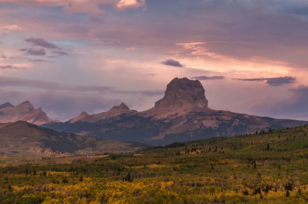 Autumn at Chief Mountain