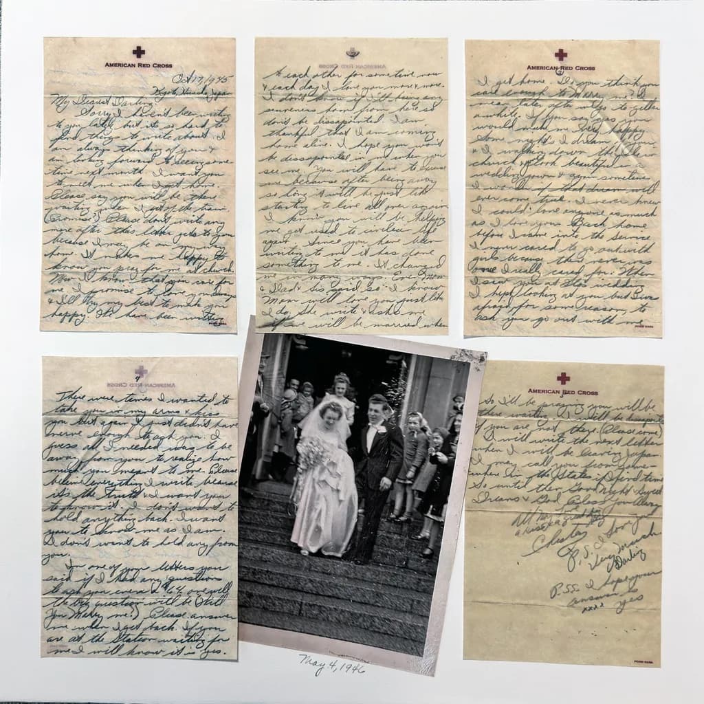 Whispers of Love: A Vintage Wedding Story Captured in Letters and Memories