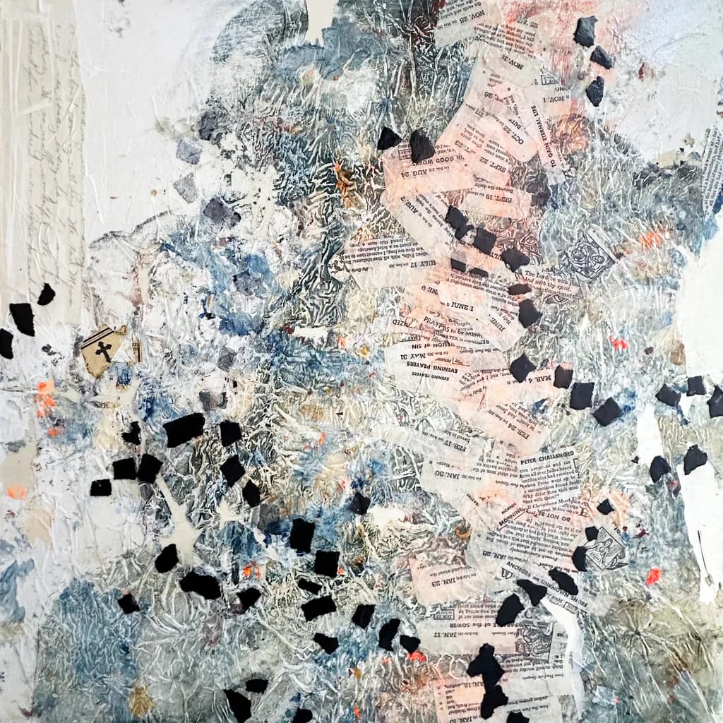 Whispers of Time: A Mixed Media Exploration of Memory and Fragmentation