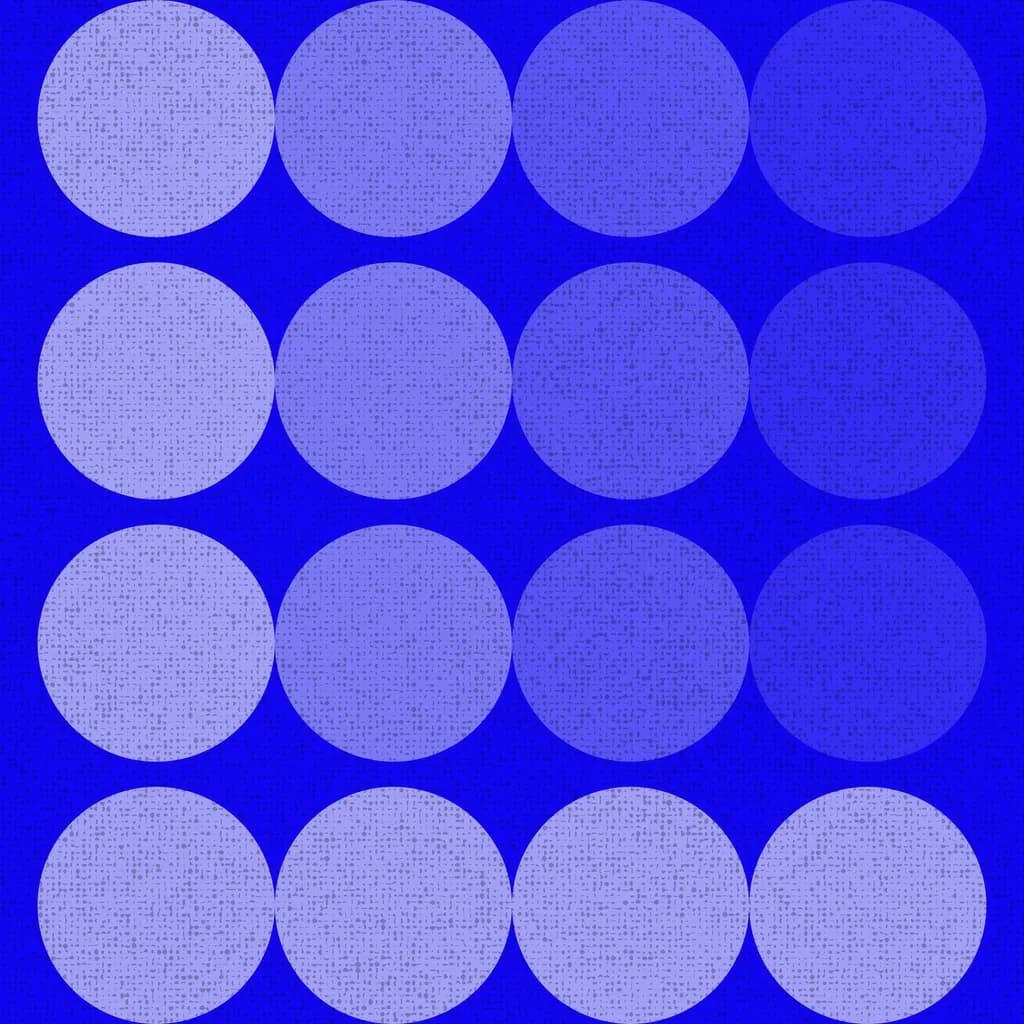 CIRCLES IN BLUE