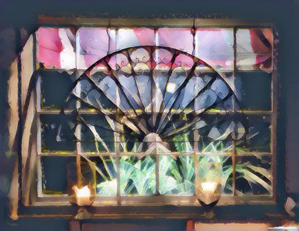 Whispers of Light: A Window to Nature's Embrace